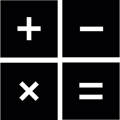 Mathematic Buttons vector logo