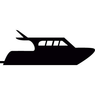 Large boat vector logo