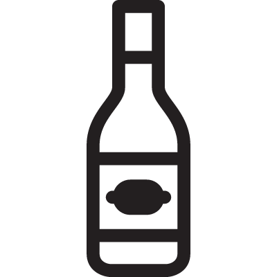 Gin Bottle vector logo