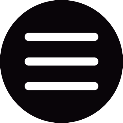 Circular Menu button vector logo