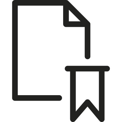 Bookmark File vector logo