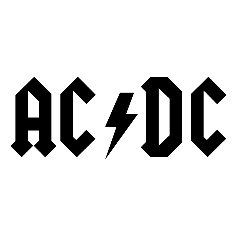 AC DC vector logo