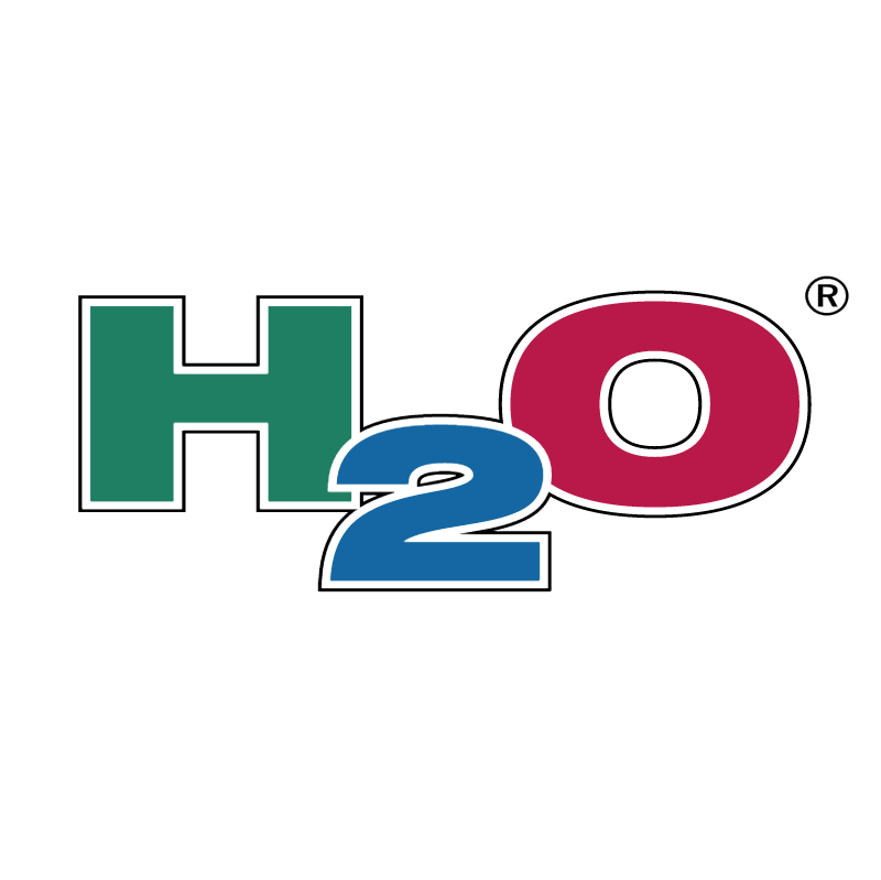 H2O vector logo